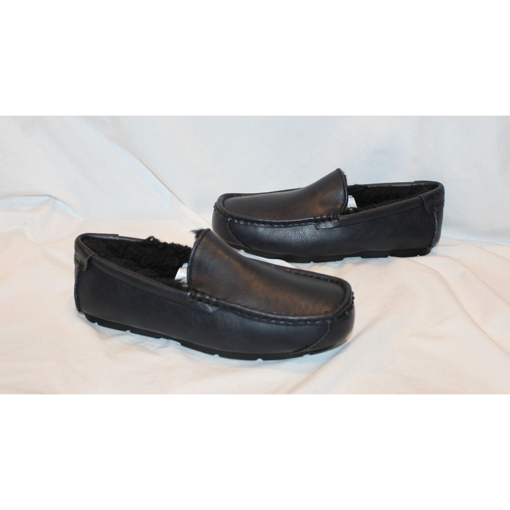 UGG KOOLABURRA MEN'S SLIP ON FUR LINED SLIPPERS‎ BLACK 7